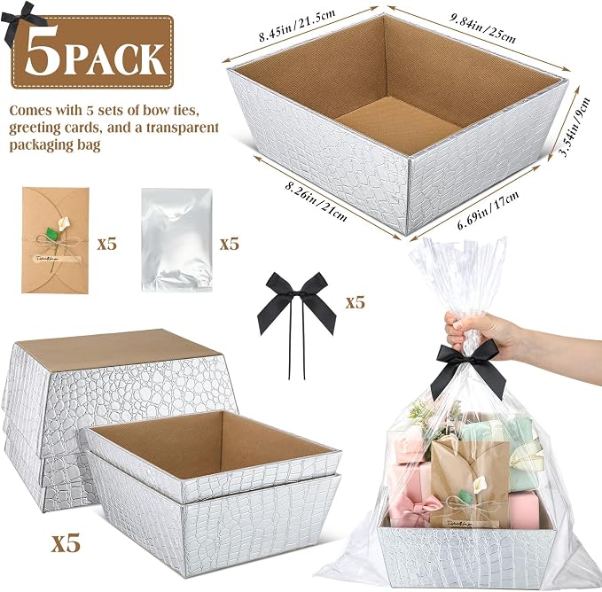 Wonderjune 20 Pcs Valentines Day Gift Baskets Empty To Fill Baskets - Image 2