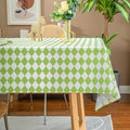 Rectangle Table Cloth, 100% Waterproof Tablecloth Oil Proof Spill Proof Vinyl by Unknown