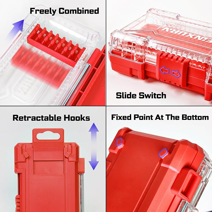 92Pieces Impact Screwdriver Bits Set, Magnetic S2 Steel 1”/2” - Image 5