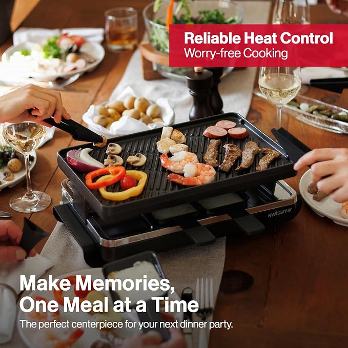 Swissmar Classic 8-Person Raclette Party Grill - Image 7