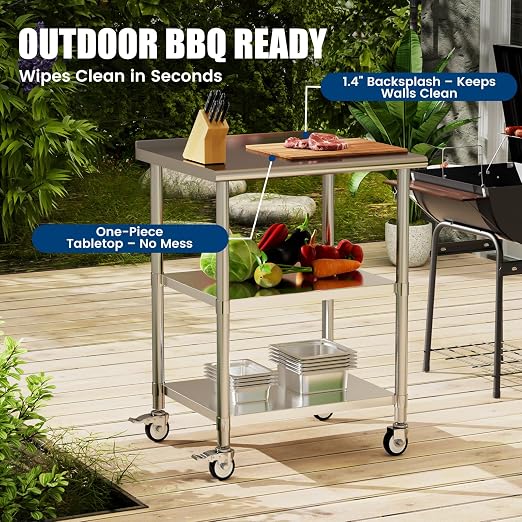 Stainless Steel Work Table - Image 9