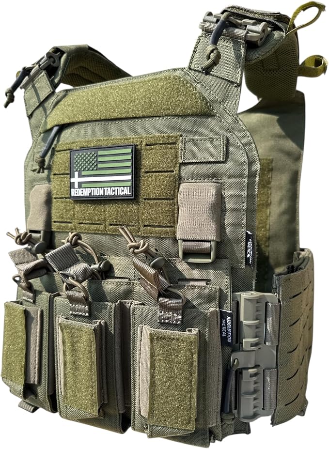 Redemption Crusader 2.0 Molle Quick Release Buckles Airsoft Vest - Image 2