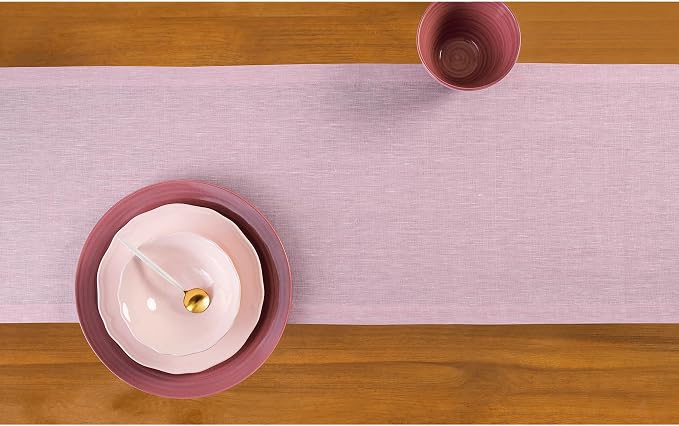 Solino Home Linen Small Table Runner 60 Inches - Image 3