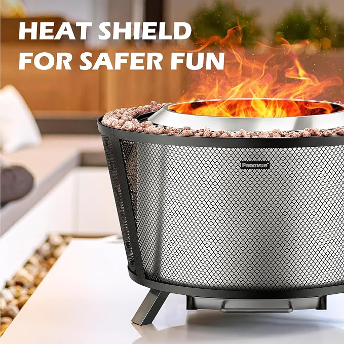 29” Large Capacity Smokeless Fire Pit - Image 3