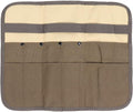 Camping Tableware Organize Bag, Knife Roll Cookware Set Canvas Storage Portable by Lwuey