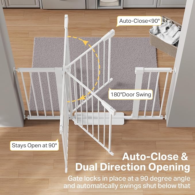 Cumbor 29.7"–51.5" Extra Wide Baby Gate - Image 4