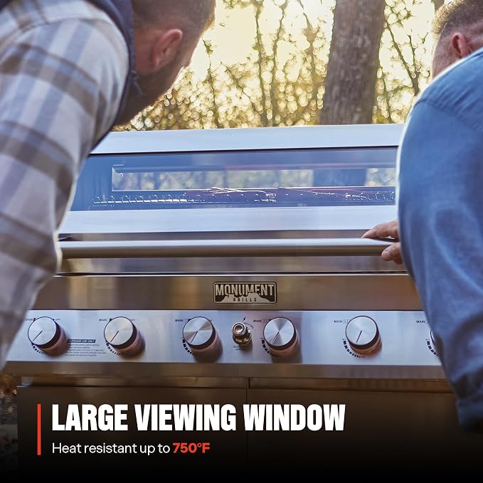 Monument Grills 6+1 Convertible Natural Gas Smart bbq Grill, 6 Burners & 1 Side - Image 6