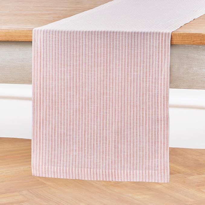 Solino Home Linen Table Runner 72 Inches Long - Image 2