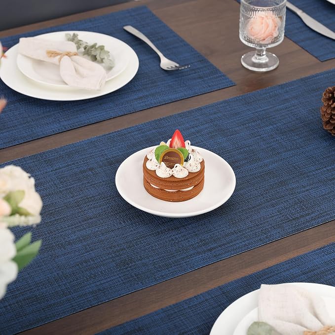 Myir JUN Table Runner, Vinyl Table Runner Indoor Arbitrarily Cropped Runner - Image 3