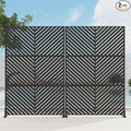 Casaphoria Metal Privacy Screen 72" H x 45" W, 2 Pack Outdoor Freestanding by Casaphoria