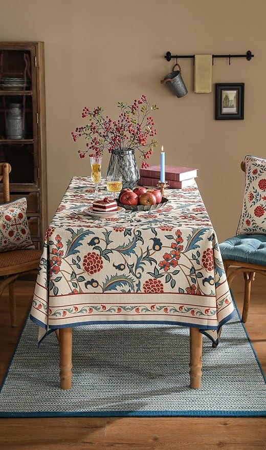 patdrea Designer Vintage Linen Tablecloth - Image 8