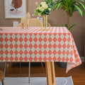 Rectangle Table Cloth, 100% Waterproof Tablecloth Oil Proof Spill Proof Vinyl by Unknown
