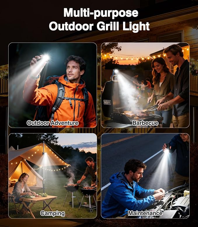 Rechargeable Grill Light for Webwer Grill & Blackstone Griddle, 2 Colors - Image 9