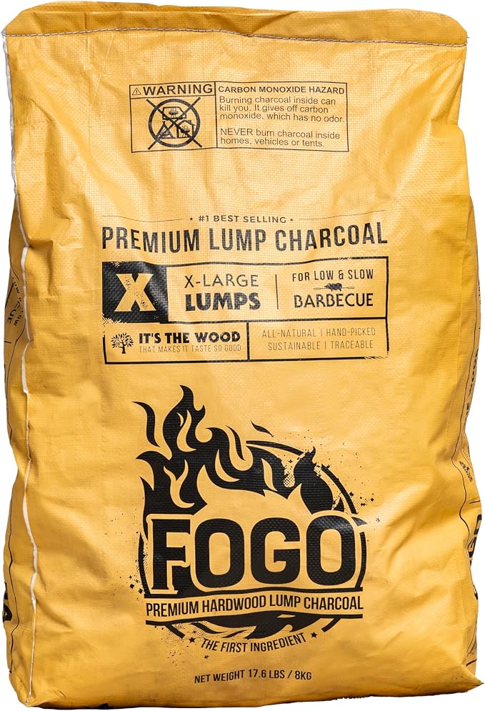 FOGO Super Premium Oak Restaurant Quality All-Natural Large Sized Hardwood Lump - Image 2