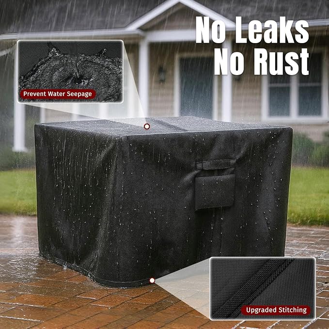SHINESTAR Square Fire Pit Cover, Fits - Image 5