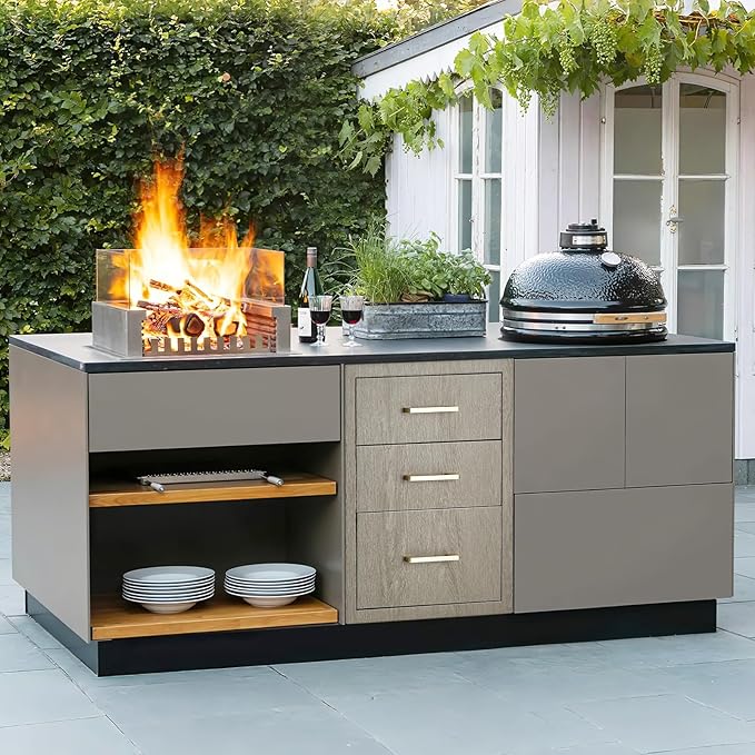 Stainless Steel Outdoor Kitchen Triple Drawers 18" W x 23" D x 23" H - Image 2