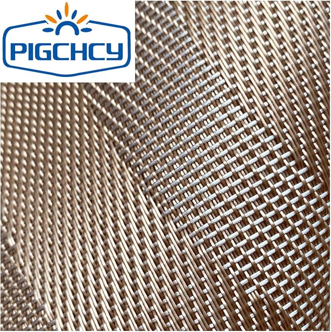 PIGCHCY Round Placemat Set of 6 Heat Resistant Vinyl Washable Kitchen 15 inch - Image 4