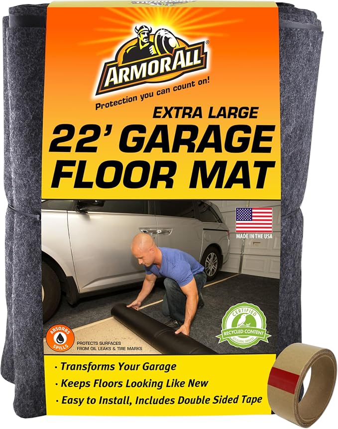 Armor All Original XL Garage Floor Mat, Protects Surfaces, Transforms Garage - Image 8