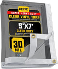 Core Tarps 30 Mil Extreme Heavy Duty Clear Tarp by CoreTarps