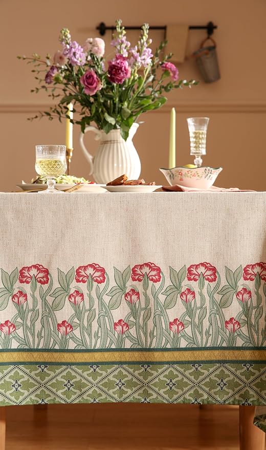 patdrea Designer Green Small Tablecloth - Image 8