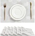 Leetaltree White Placemats Set of 6 by Leetaltree-ArtatEveryTable