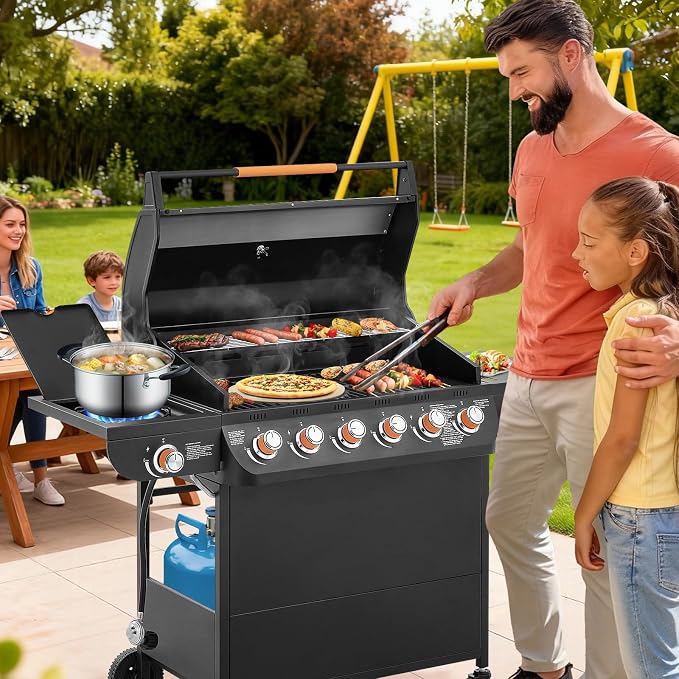 Lyromix 6 Burner Propane Gas Grill - Image 5