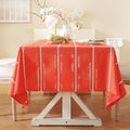 Chassic 60 x 120 inches Farmhouse Style Linen tablecloths, Wrinkle Resistant by Chassic