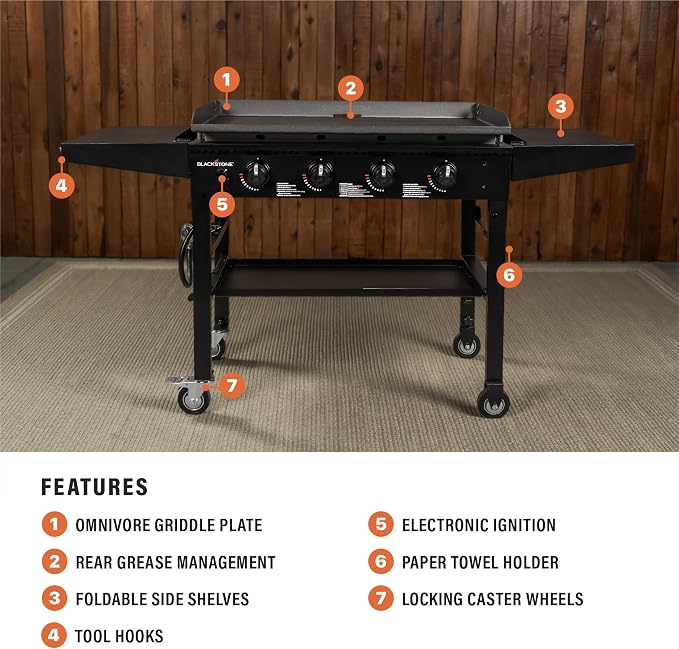 Blackstone 1554 36” Omnivore Griddle - Image 2