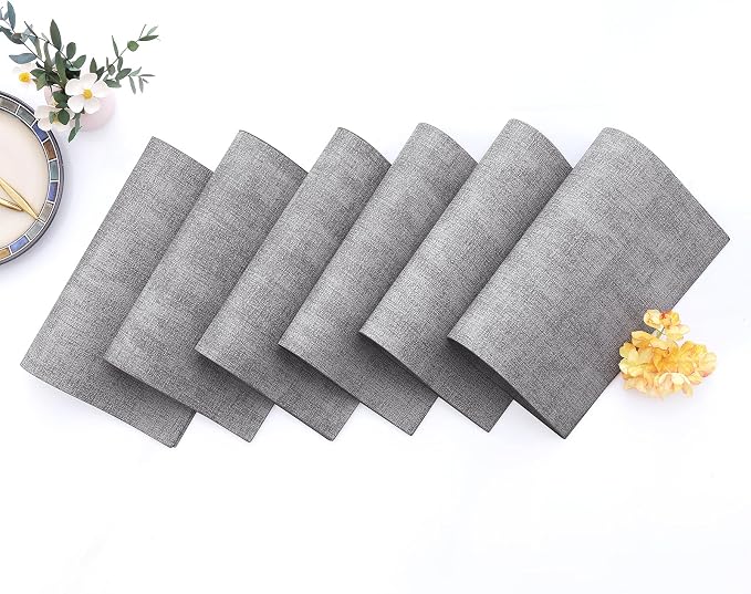 Homaxy Faux Leather Heat Resistant Placemats - Image 7