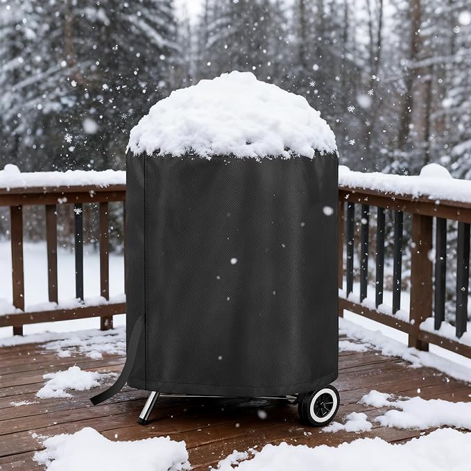 LBTING Grill Cover, 26-inch Heavy Duty 300D Oxford Waterproof Windproof UV - Image 8