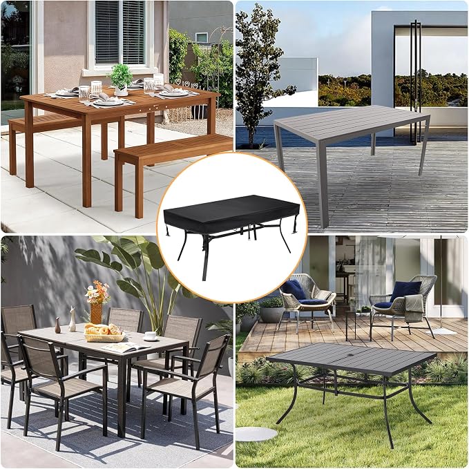 TOHONFOO Outdoor Dining Table Cover - Image 6