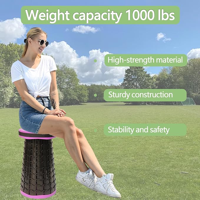 ALEVMOOM Upgraded XXL Collapsible Stool - Image 4