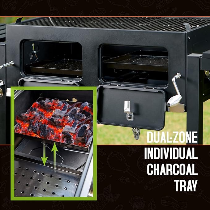 Sophia & William Extra Large Charcoal BBQ Grills - Image 3