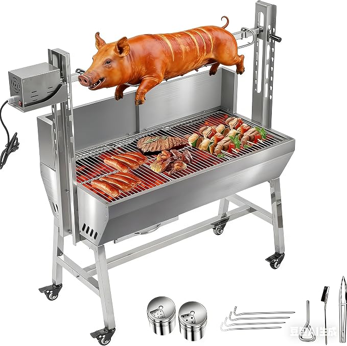 Electric Rotisserie Grill Kit by ROREP
