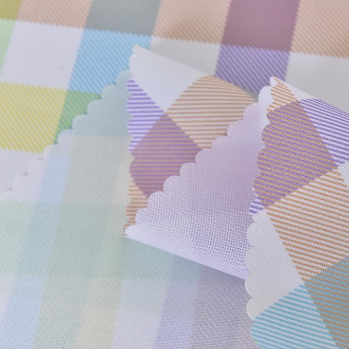 Waterproof Plaid Tablecloth Fabric - Image 9