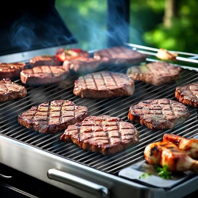 J&HYBBQ Stainless Steel Grill Grate 19 1/4 x 7.5 Inch, 7.8 mm Rod BBQ Grill - Image 6