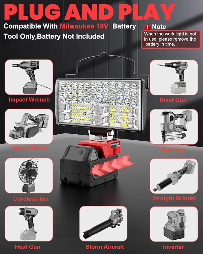 LIVOWALNY LED Work Lights Compatible - Image 6