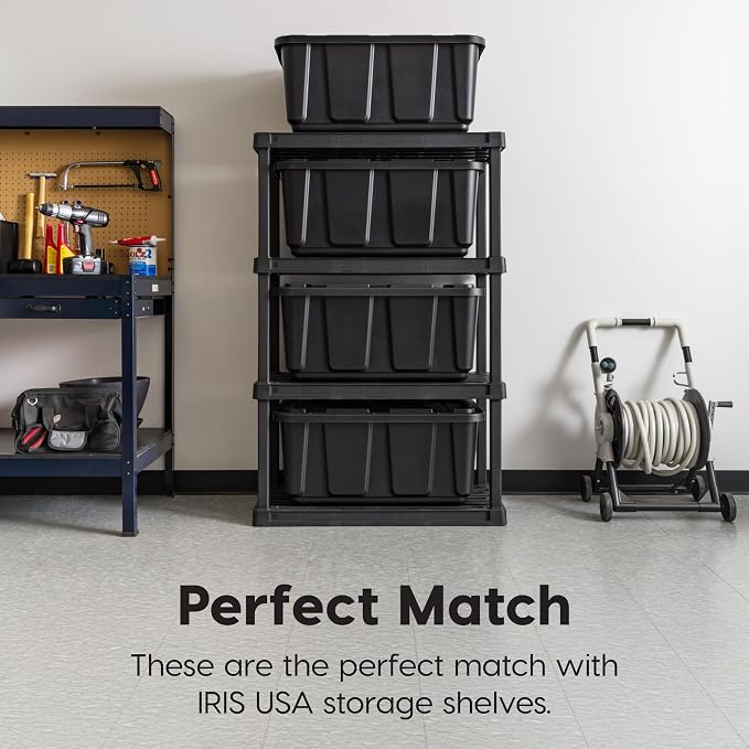 IRIS USA 4-Pack 27 Gallon Storage Bins - Image 4