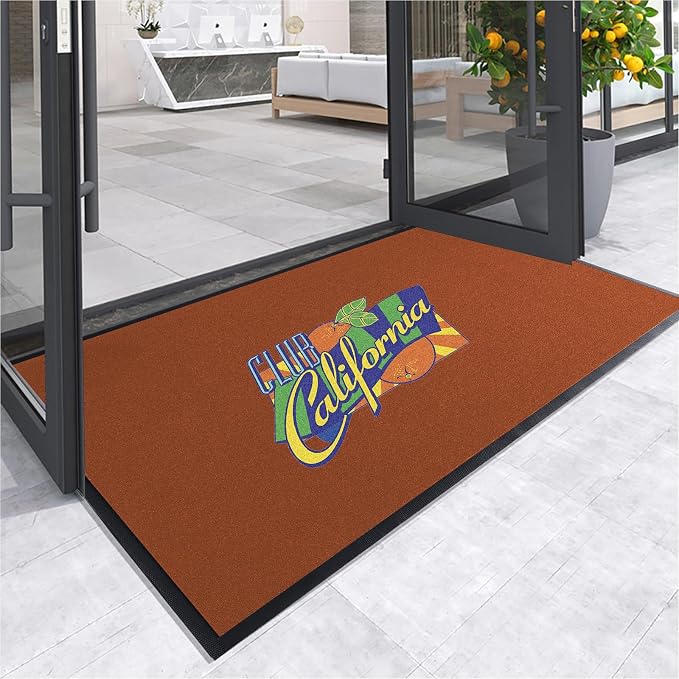 Custom Rugs with Logo Doormat Runner Personalized Commercial Area Carpet with by TOMCUSTOM