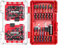 74Pieces Impact Screwdriver Bits Set, Magnetic S2 Steel by GEINXURN
