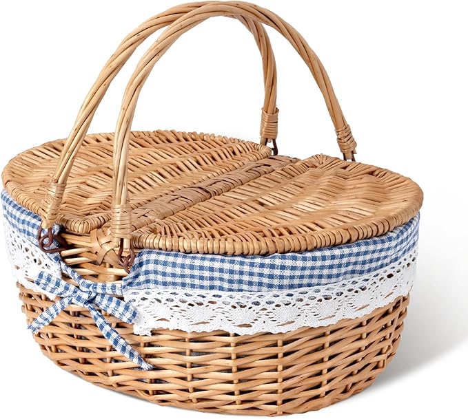 GRANNY SAYS Wicker Picnic Basket by GRANNYSAYS