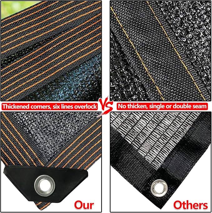 Shade Cloth- 90% Sunblock Net for Garden Patio, Shade Sails -for Plants - Image 5
