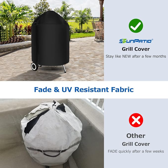 SunPatio Heavy Duty Waterproof Grill Cover Compatible - Image 2