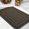 Buganda Front Door Mat Indoor Outdoor Entrance, Non-Slip Natural Rubber Doormats by Buganda