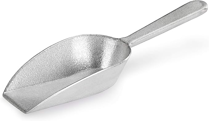 New Star Foodservice 34684 One-Piece Cast Aluminum Flat Bottom Bar Ice Flour by NewStarFoodservice