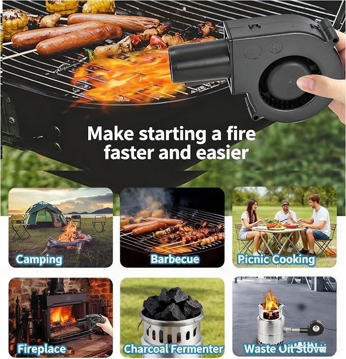 Martians BBQ Blower Fan - 97mm x 33mm - 12V - Image 3