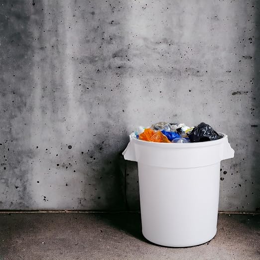 PRO&Family Commercial Round Trash Can - Image 5