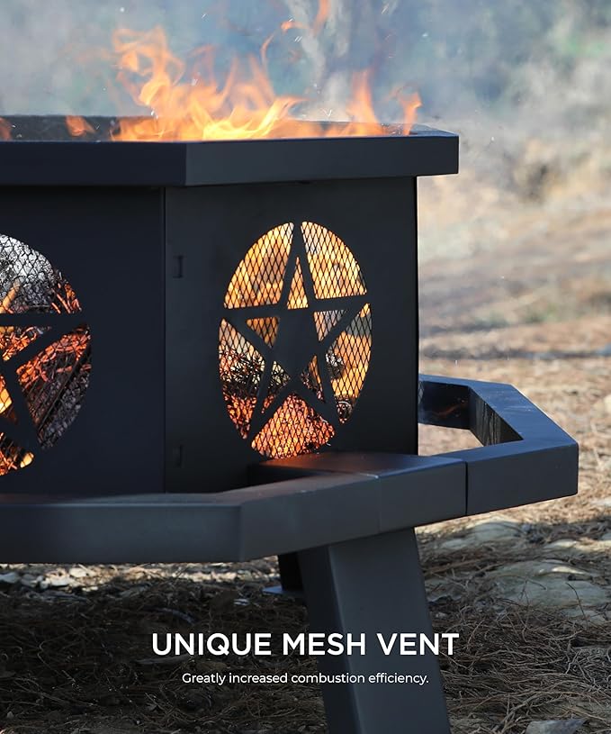 43 inch Fire Pit, Outdoor Fire Pits - Image 4