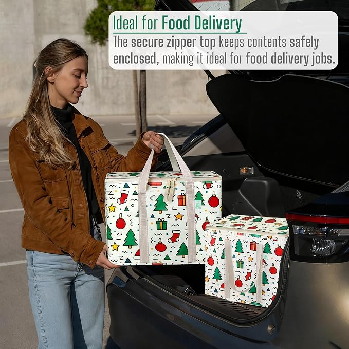VENO 2 Pack Cooler Bag, Insulated Grocery Bags - Image 8