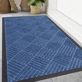 Smiry Front Door Mat Outside Entrance, Heavy Duty Outdoor Indoor Mat, Natural by Smiry